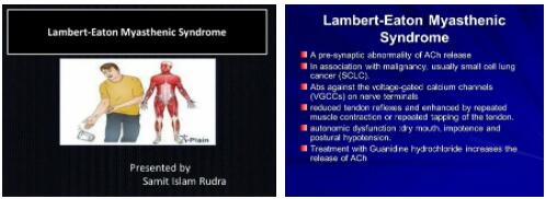Lambert-Eaton-Rooke Syndrome